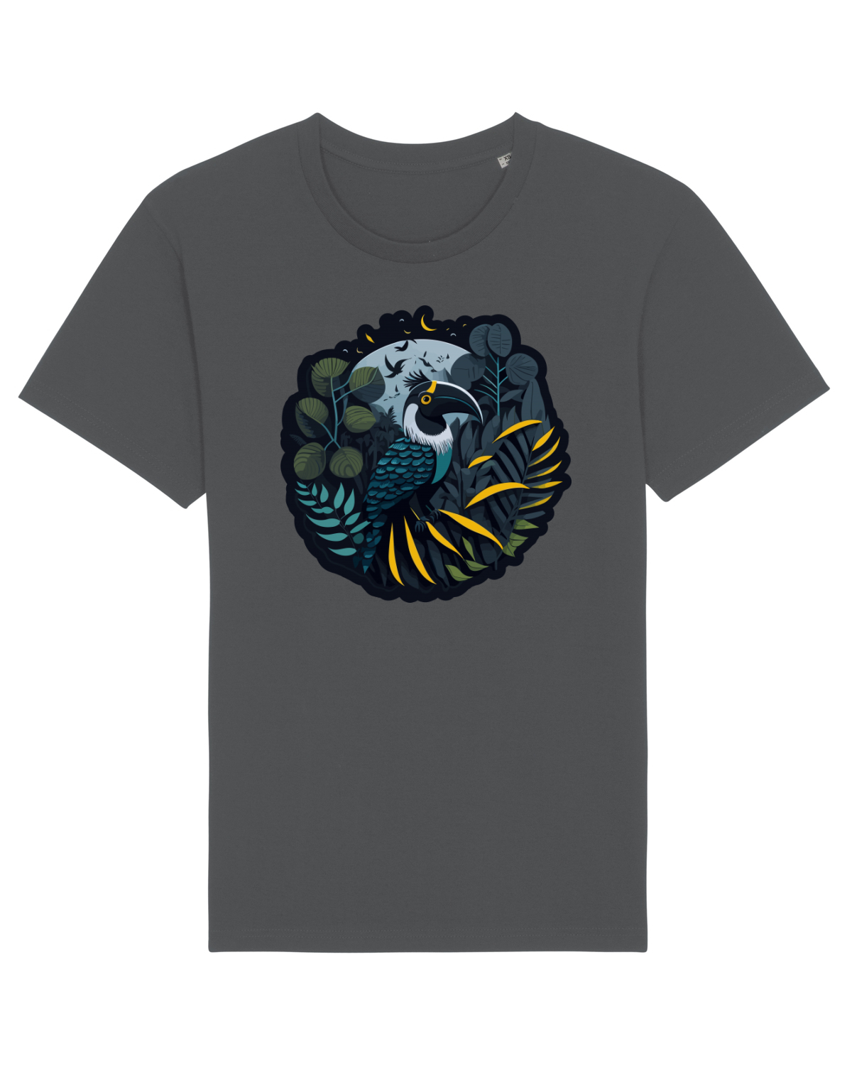 Tricou mânecă scurtă Unisex Rocker Anthracite