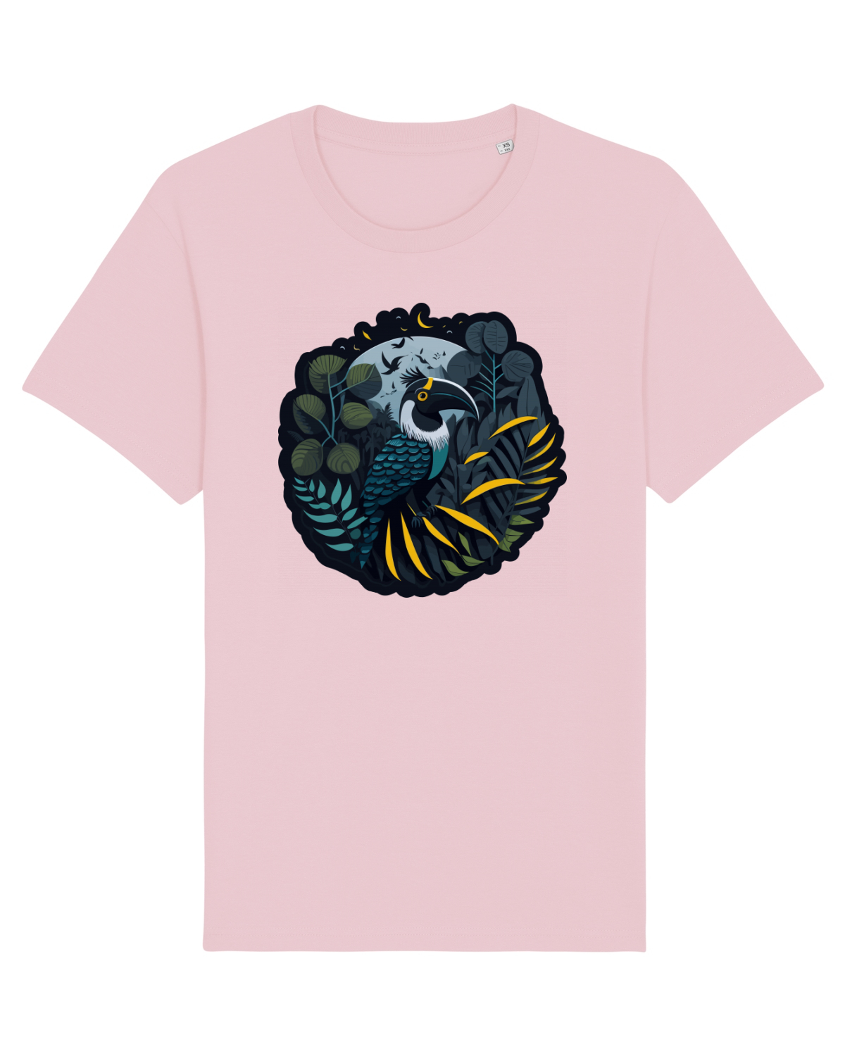 Tricou mânecă scurtă Unisex Rocker Cotton Pink