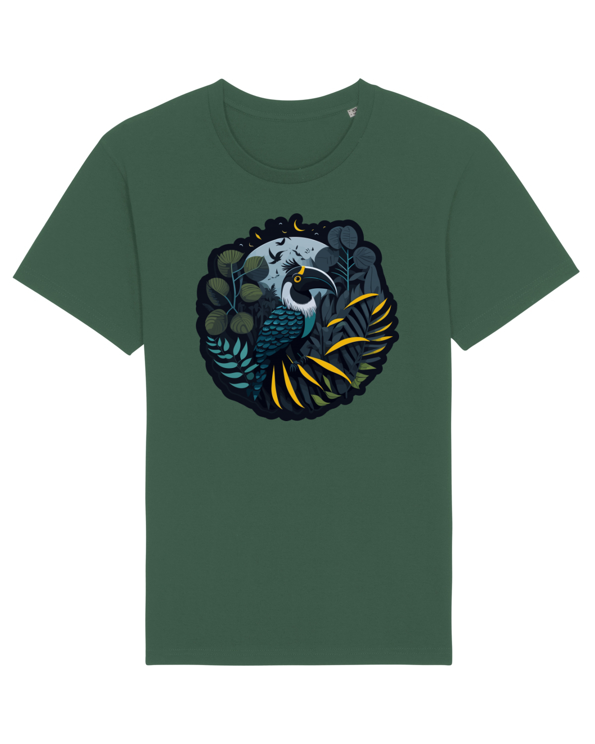 Tricou mânecă scurtă Unisex Rocker Bottle Green