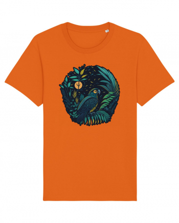 Parrot moon jungle  Bright Orange