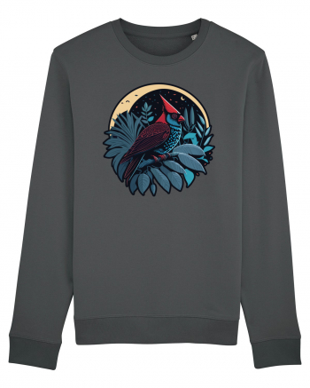 Red cardinal moon jungle  Anthracite