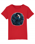 Red cardinal moon jungle  Tricou mânecă scurtă  Copii Mini Creator