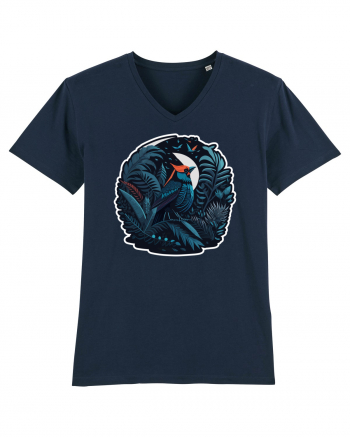 Red cardinal moon jungle  French Navy