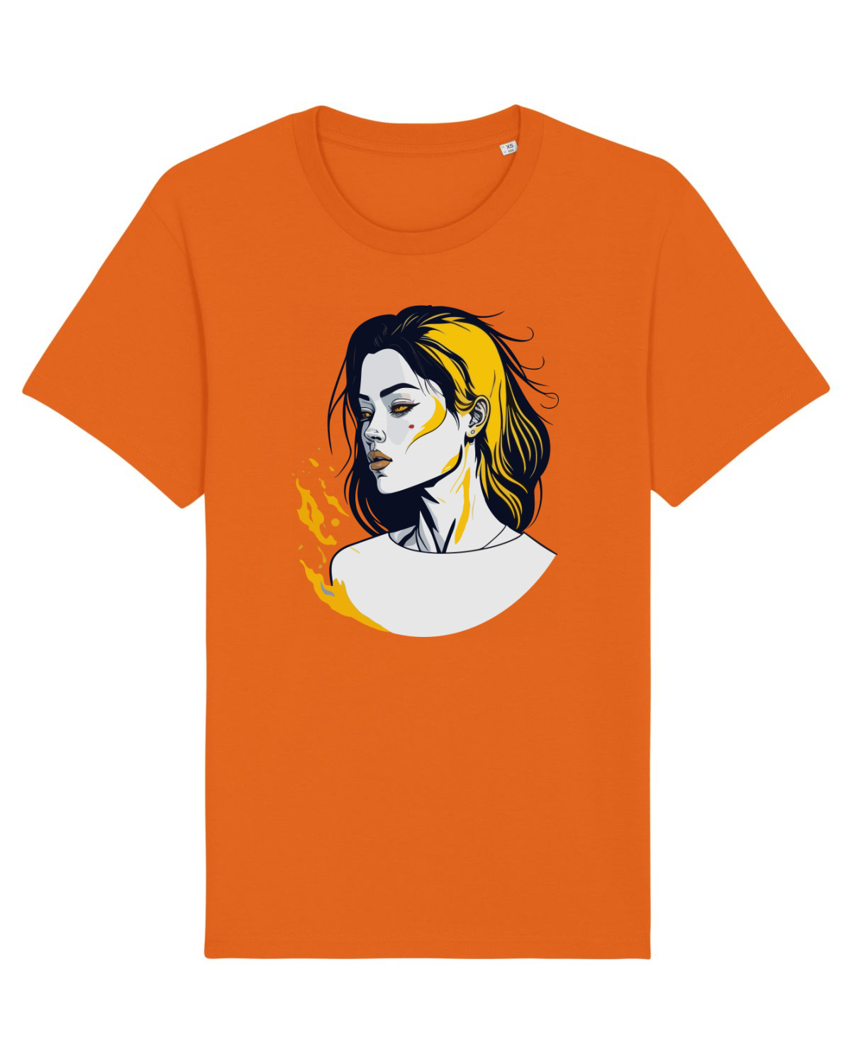 Tricou mânecă scurtă Unisex Rocker Bright Orange