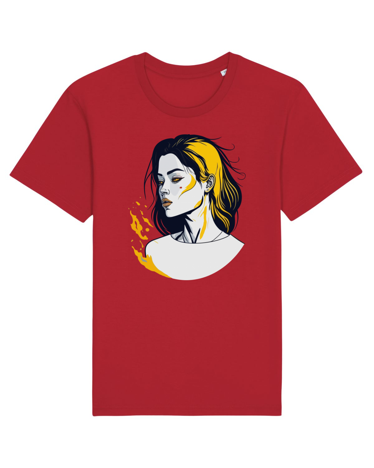 Tricou mânecă scurtă Unisex Rocker Red