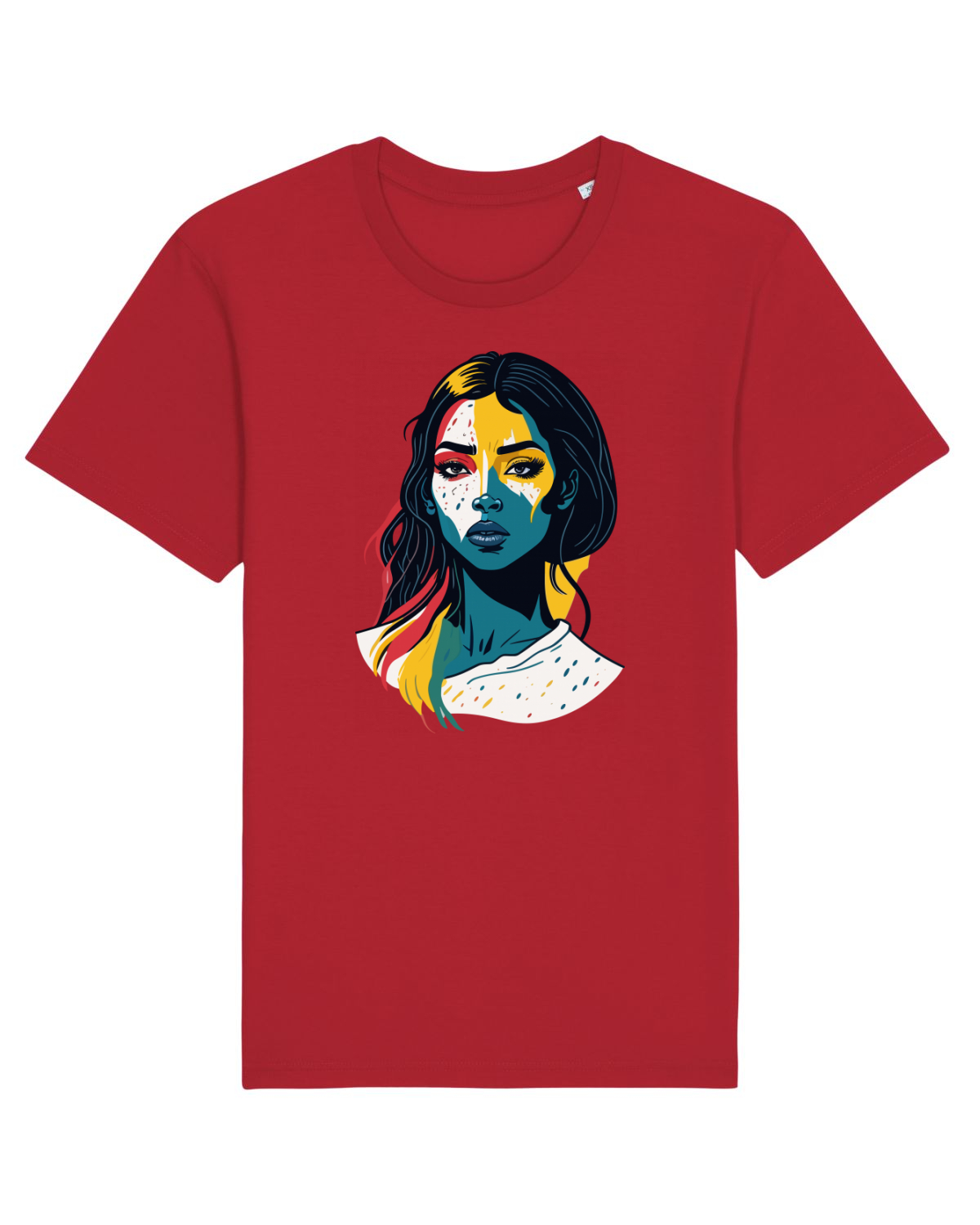 Tricou mânecă scurtă Unisex Rocker Red