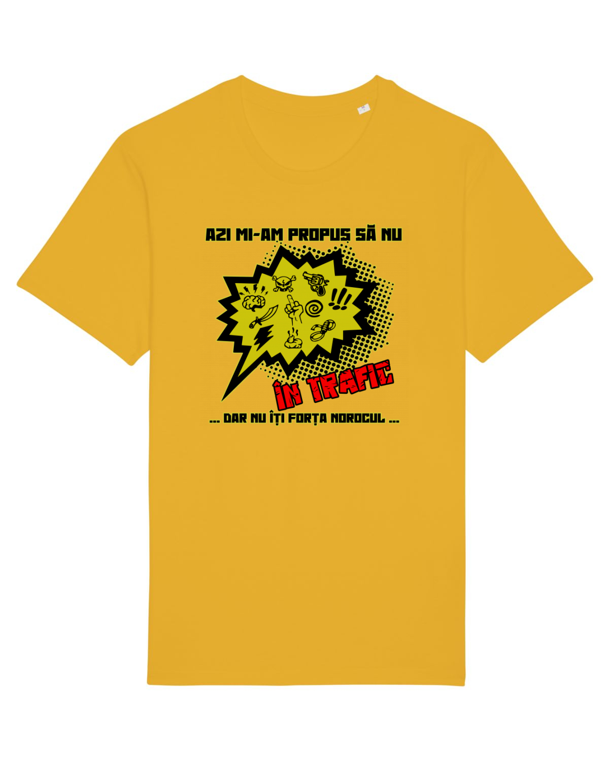 Tricou mânecă scurtă Unisex Rocker Spectra Yellow