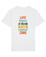 Ieși din zona de confort Tricou mânecă scurtă Unisex Rocker