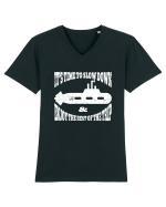 It’s time to slow down and enjoy the rest of  the trip SUBMARINE Tricou mânecă scurtă guler V Bărbat Presenter