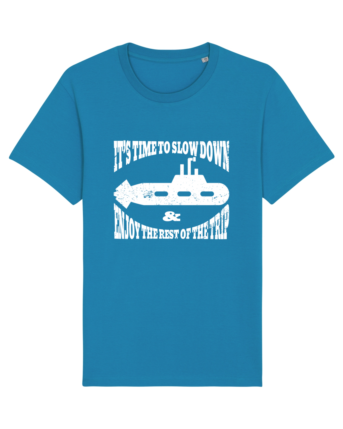 Tricou mânecă scurtă Unisex Rocker Azur