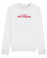 eat pussy it s vegan Bluză mânecă lungă Unisex Rise