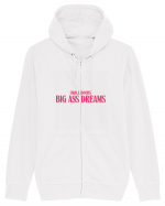 BIG ASS DREAMS Hanorac cu fermoar Unisex Connector