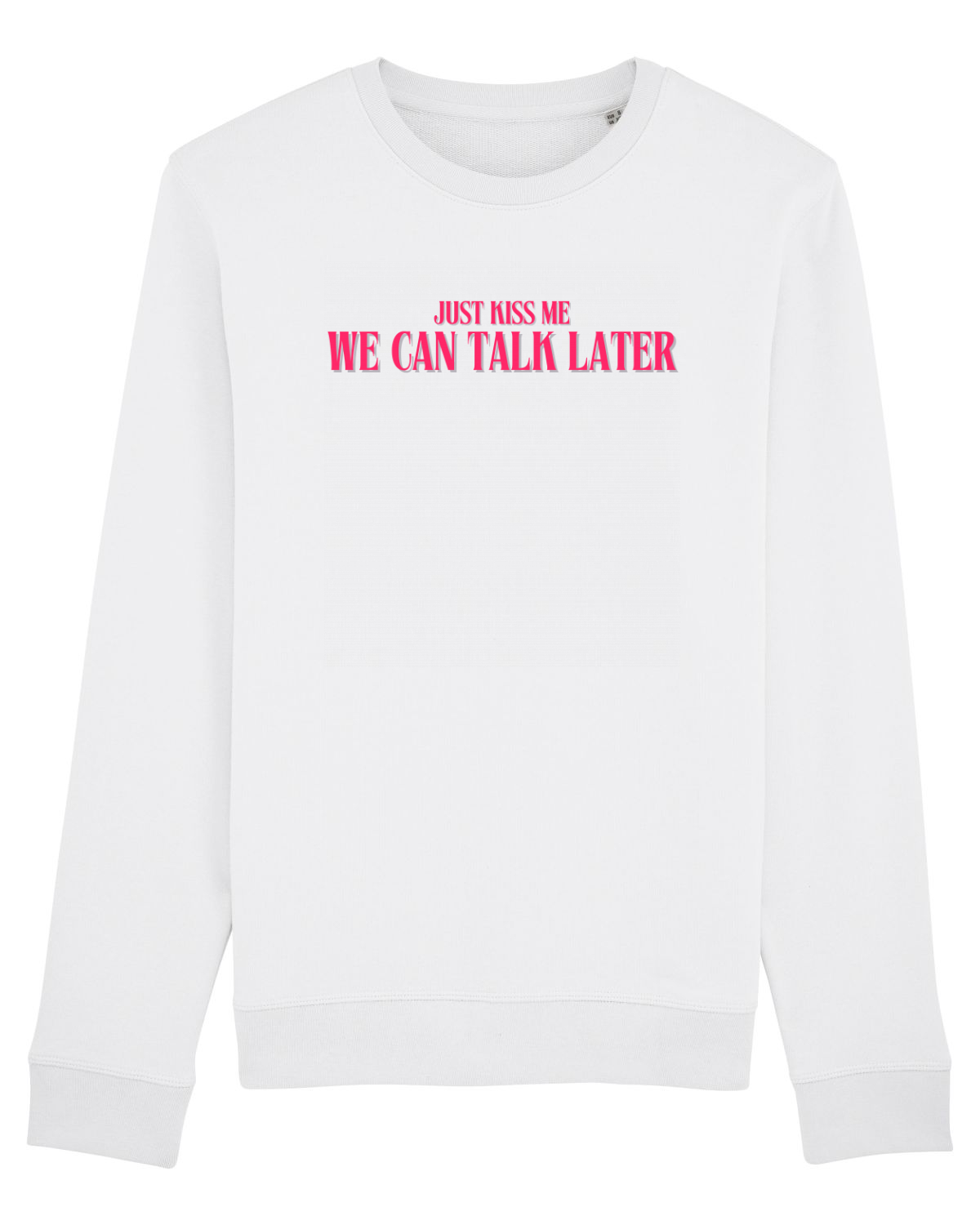 Bluză mânecă lungă Unisex Rise White