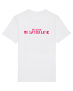 JUST KISS ME WE CAN TALK LATER Tricou mânecă scurtă Unisex Rocker