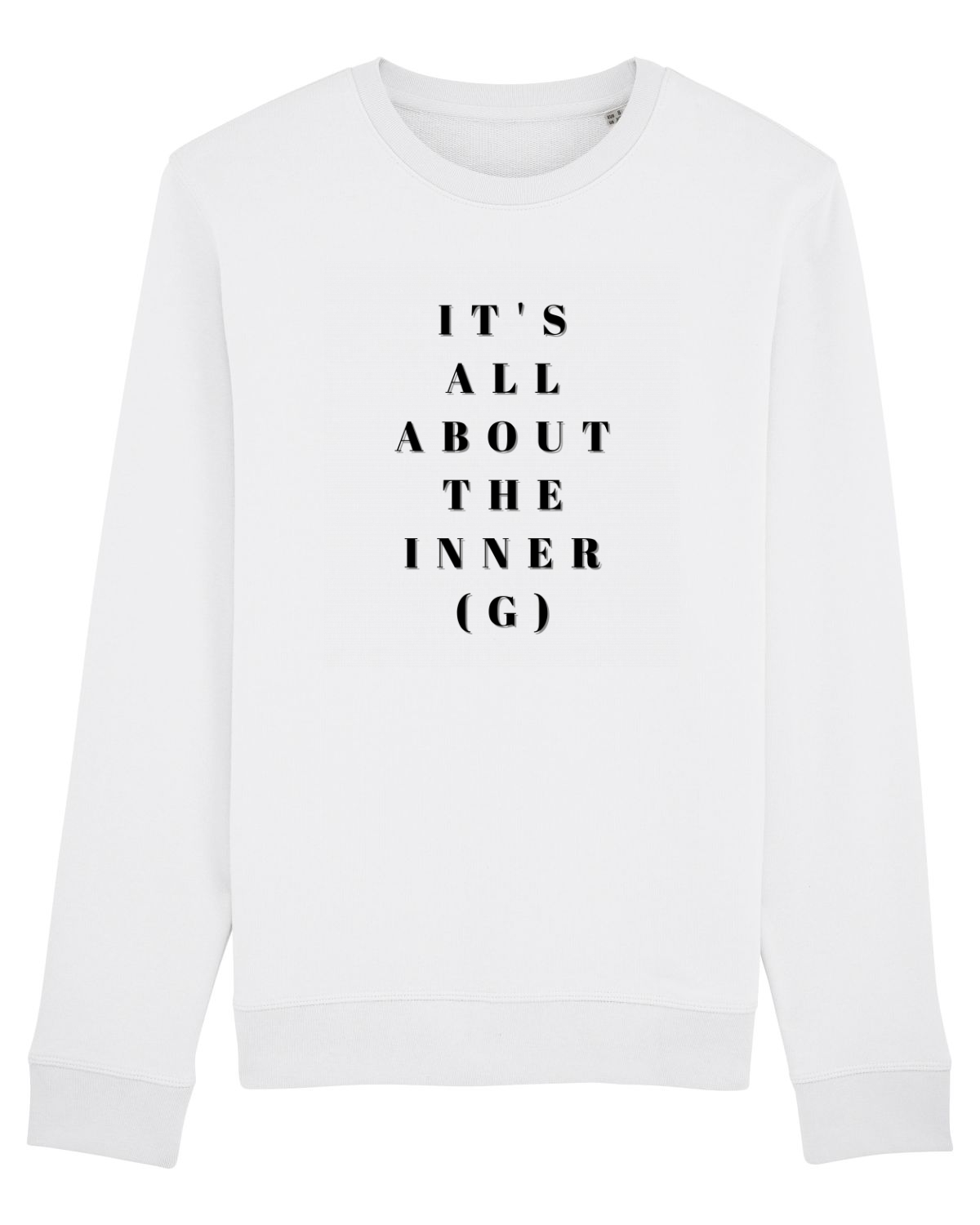 Bluză mânecă lungă Unisex Rise White