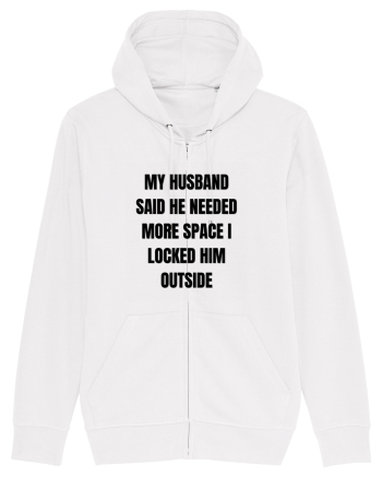 MY HUSBAND SAID HE NEEDED MORE SPACE I LOCKED HIM OUTSIDE White
