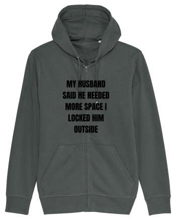 MY HUSBAND SAID HE NEEDED MORE SPACE I LOCKED HIM OUTSIDE Anthracite