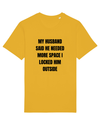 MY HUSBAND SAID HE NEEDED MORE SPACE I LOCKED HIM OUTSIDE Spectra Yellow