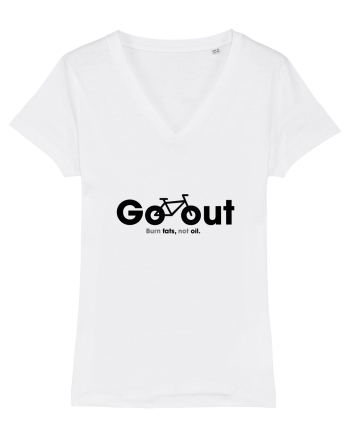 Go bike! White