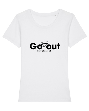 Go bike! White
