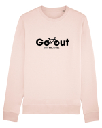 Go bike! Bluză mânecă lungă Unisex Rise