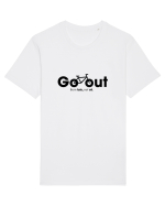 Go bike! Tricou mânecă scurtă Unisex Rocker