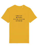 great minds fuck each other Tricou mânecă scurtă Unisex Rocker