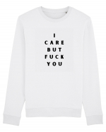 i care but fuck you Bluză mânecă lungă Unisex Rise