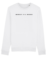 monday is a whore Bluză mânecă lungă Unisex Rise