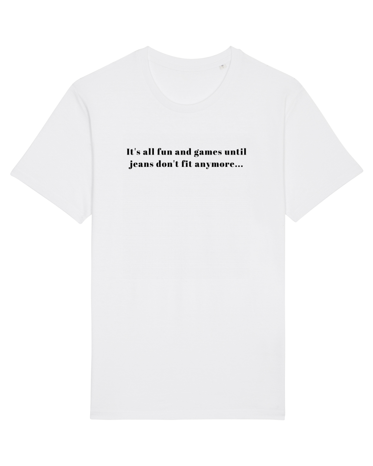 Tricou mânecă scurtă Unisex Rocker White