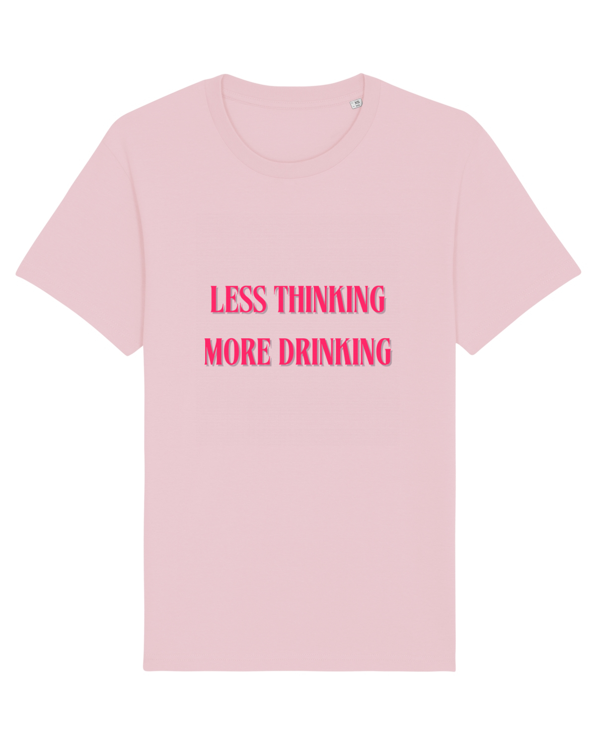 Tricou mânecă scurtă Unisex Rocker Cotton Pink
