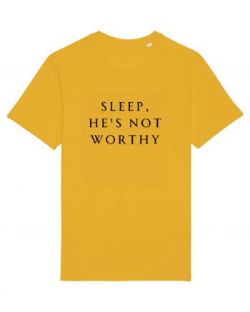 sleep he s not worthy Spectra Yellow