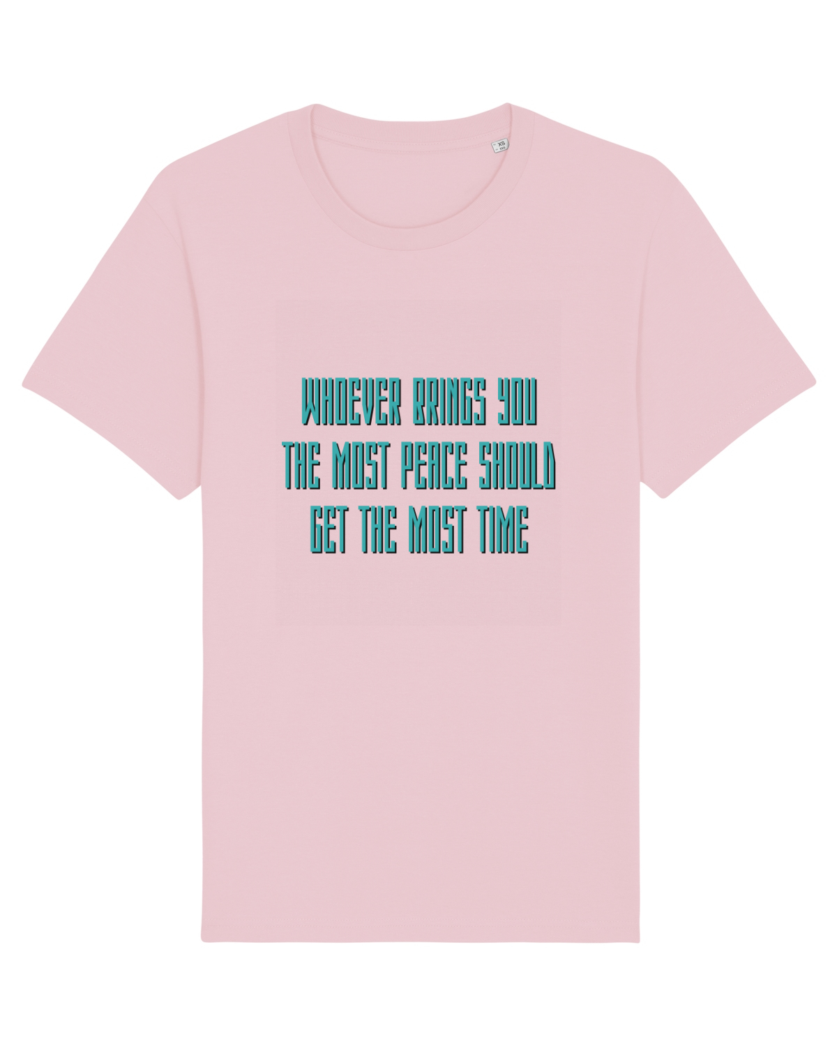 Tricou mânecă scurtă Unisex Rocker Cotton Pink