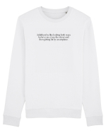 ADULTHOOD IS LIKE LOOKING BOTH WAYS BEFORE YOU CROSS THE STREET AND THEN .. Bluză mânecă lungă Unisex Rise