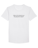ADULTHOOD IS LIKE LOOKING BOTH WAYS BEFORE YOU CROSS THE STREET AND THEN .. Tricou mânecă scurtă guler larg Bărbat Skater