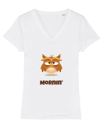 Mornin' Tricou mânecă scurtă guler V Damă Evoker