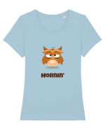 Mornin' Tricou mânecă scurtă guler larg fitted Damă Expresser