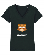 Mornin' Tricou mânecă scurtă guler V Damă Evoker