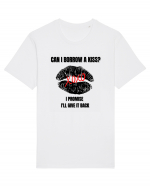 can i borrow a kiss, i promise i ll give you back Tricou mânecă scurtă Unisex Rocker