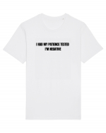 I HAD MY PATIENCE TESTED I M NEGATIVE Tricou mânecă scurtă Unisex Rocker