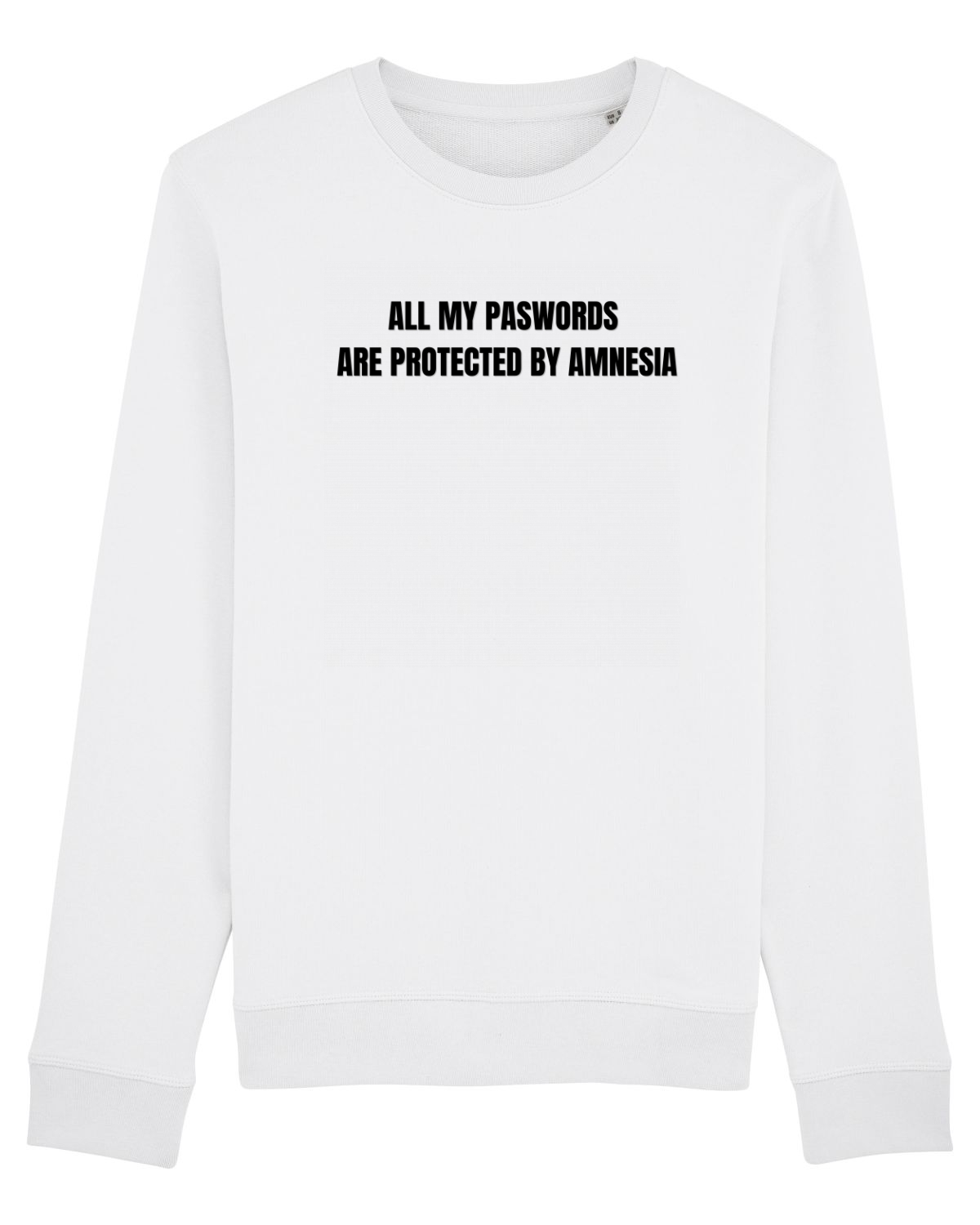 Bluză mânecă lungă Unisex Rise White