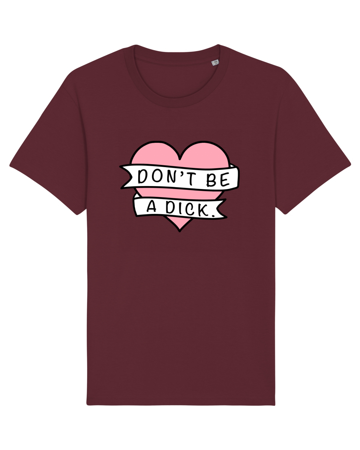 Tricou mânecă scurtă Unisex Rocker Burgundy