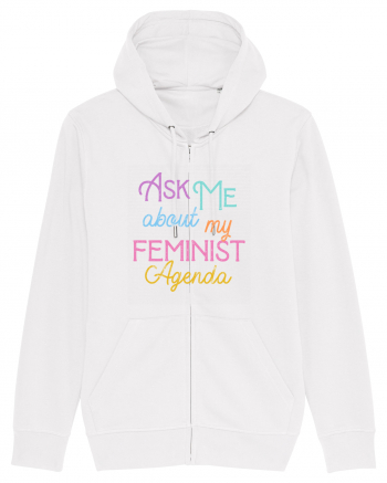 Ask me about my feminist agenda White