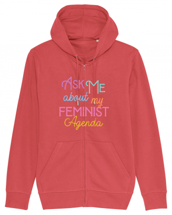 Ask me about my feminist agenda Carmine Red