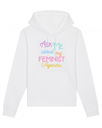 Ask me about my feminist agenda White