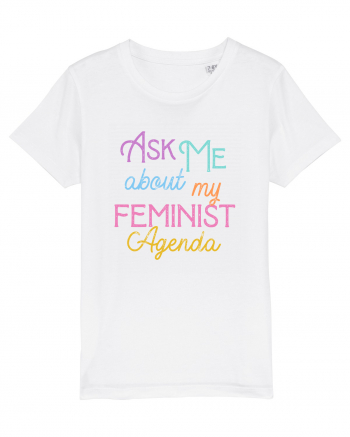 Ask me about my feminist agenda White