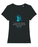 SOCRATES Tricou mânecă scurtă guler larg fitted Damă Expresser