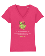 HENRY VIII Tricou mânecă scurtă guler V Damă Evoker
