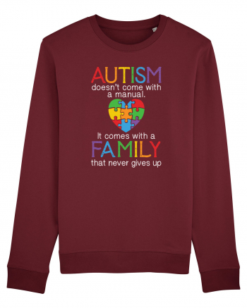 AUTISM Burgundy