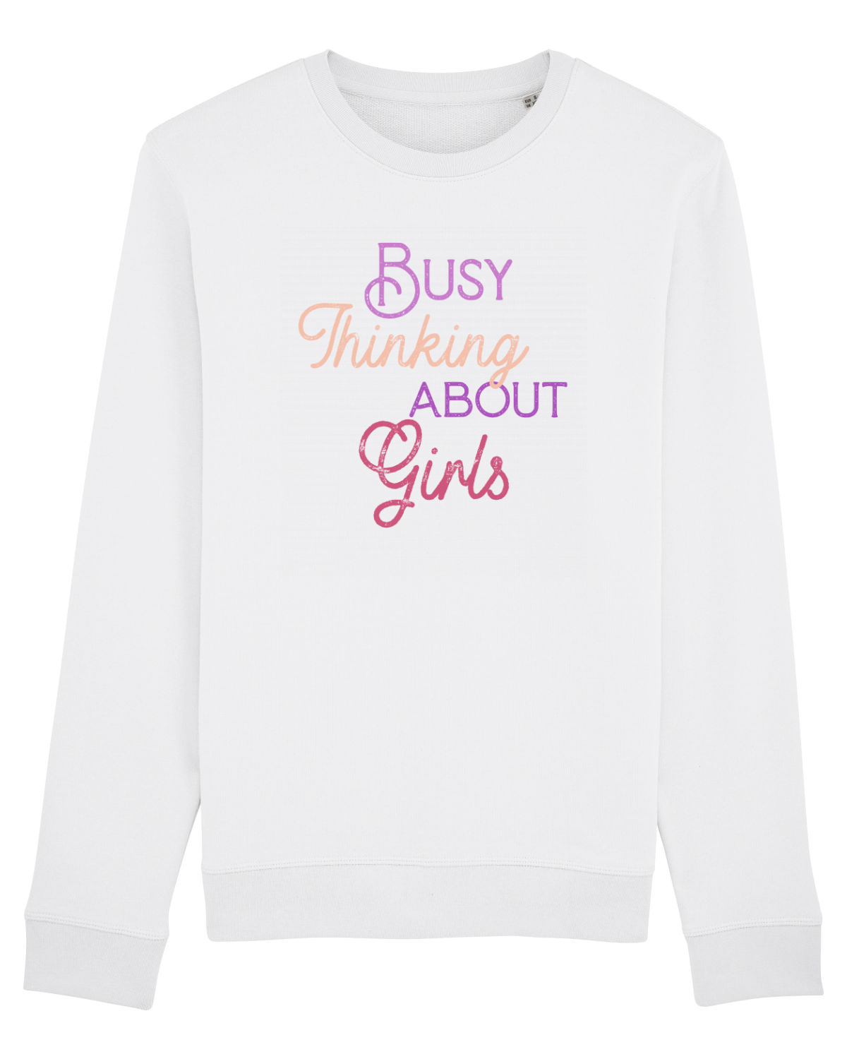 Bluză mânecă lungă Unisex Rise White